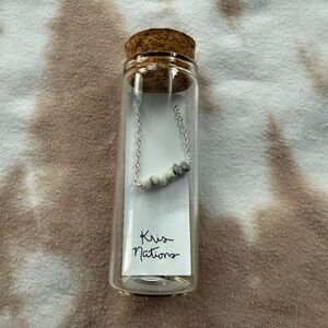 Silver Beaded Necklace - Kris nations